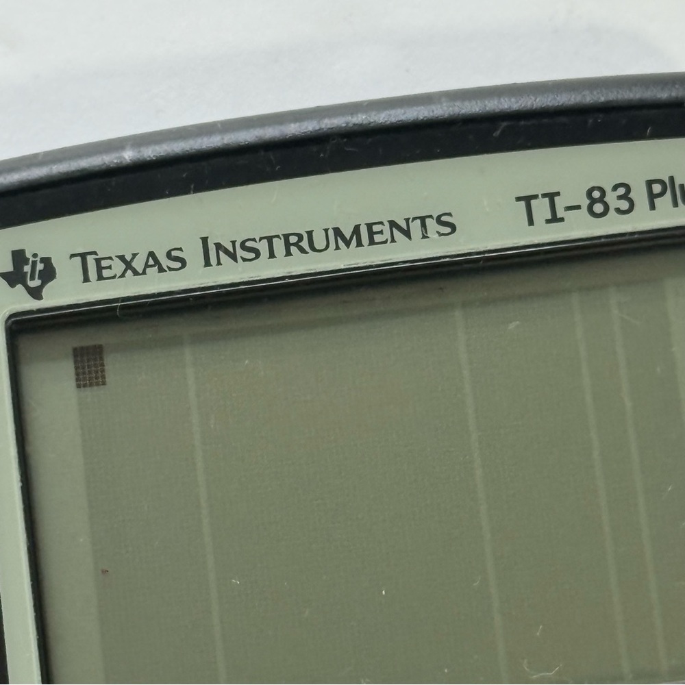 Texas Instruments TI-83 Plus Graphing Calculator - Black School Math Office - Picture 7 of 7